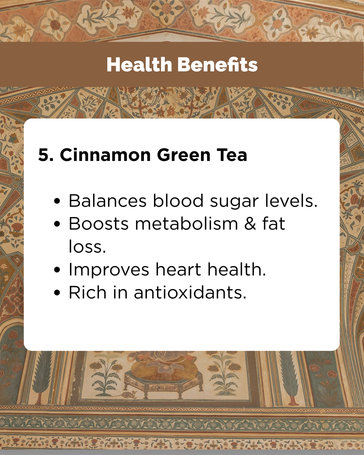 Lakhi's Green Tea with Cinnamon | Lucky Tea Depot