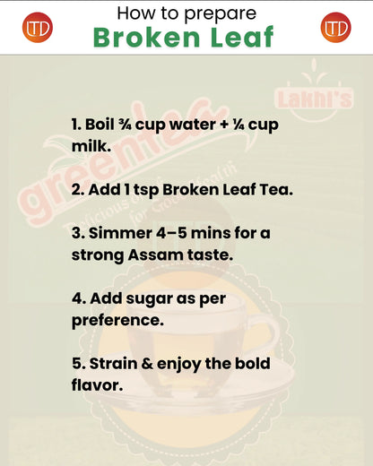 Lakhi's Broken Leaf | Premium Tea | Lucky Tea Depot