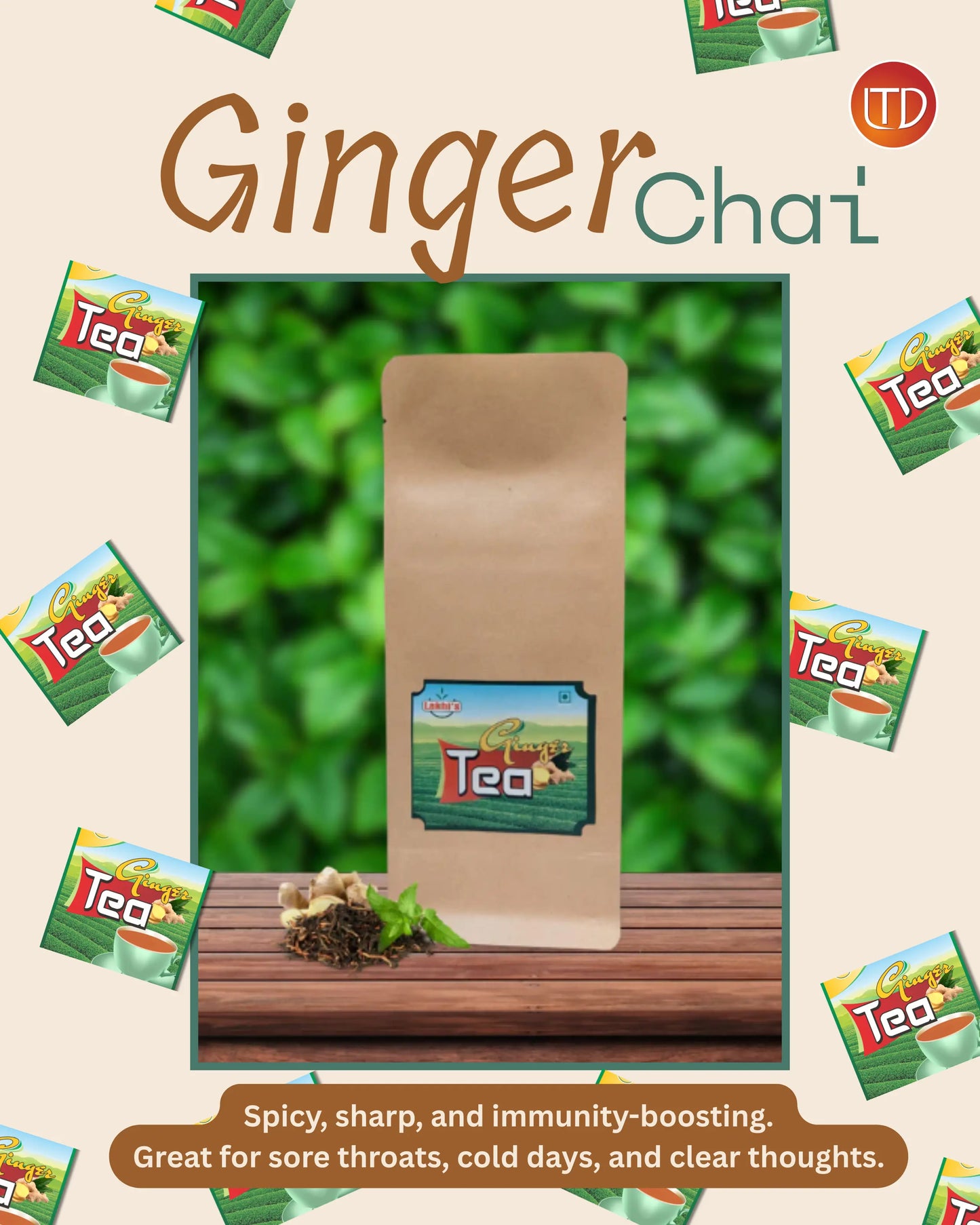 Lakhi's Ginger Tea | Premium Tea | Lucky Tea Depot