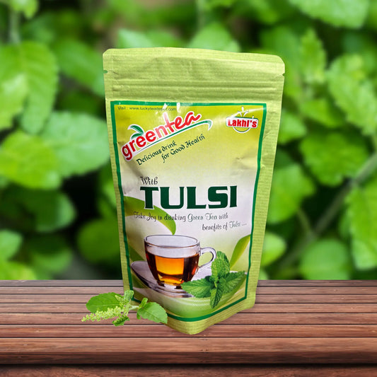 Lakhi's Green Tea with Tulsi